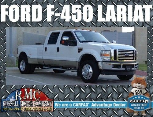 2008 ford f-450 diesel 4x4 dually powerstroke 1 texas owner texas truck