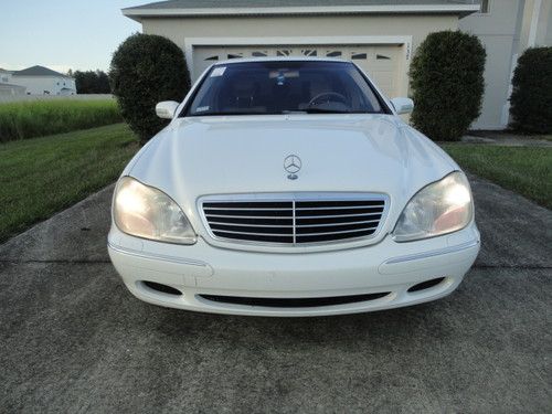 No reserve price 2000 mercedes s430 navigation sunroof clean carfax, 1 owne