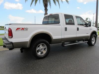 FORD F250 SUPER DUTY LARIAT FX4 4X4 OFFROAD DIESEL - LEATHER- CHROME WHEELS -, US $17,995.00, image 5