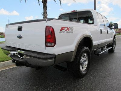 FORD F250 SUPER DUTY LARIAT FX4 4X4 OFFROAD DIESEL - LEATHER- CHROME WHEELS -, US $17,995.00, image 6