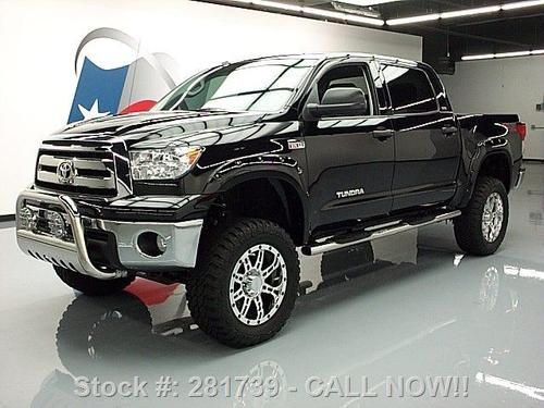 2013 toyota tundra sr5 crewmax 4x4 lift tss 20's 4k mi texas direct auto