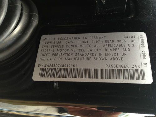 2004 Volkswagen Phaeton V8 Sedan 4-Door 4.2L, image 21