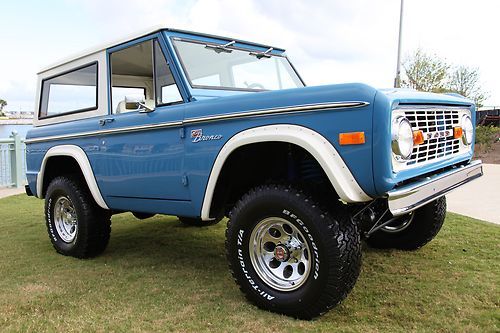 1969 ford bronco sport, dana 44, pwr brakes, power steering, full restoration