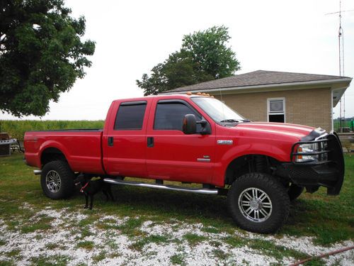 Diesel 2005 ford f350 super duty crew cab lariat 4d 8ft