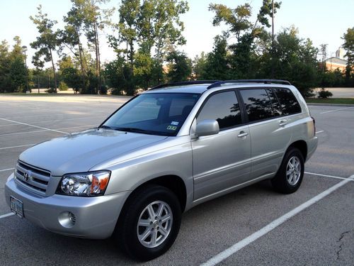 2004 toyota highlander, v6 3.3l, excellent condition