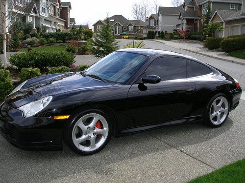 2003 porsche 911 carrera 4s 996 black/black