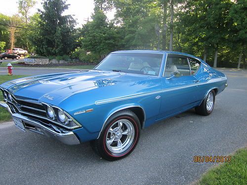 1969 chevelle yenko -lemans blue