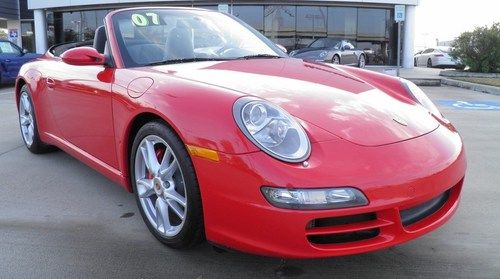 2007 porsche 911 carrera s convertible 2-door 3.8l