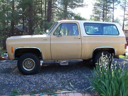 1978 chevy blazer 4-wheel drive  383 stroker engine    700-r4 transmission