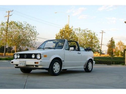 1988 volkswagen cabriolet karmann edition-rare barn find- 5 speed-no reserve