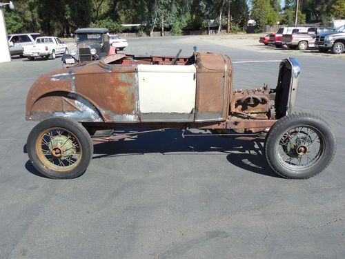 1930 ford model a roadster  rat rod / hot rod