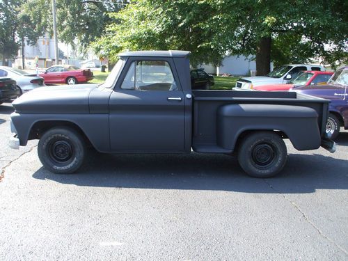 1963 chevrolet  shortbed stepside inline six 3 spd on column