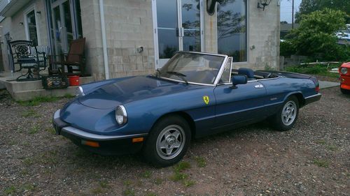 1986 alfa romeo spider pinir farira veloce clean title fuel injection