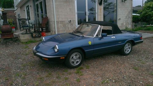 1986 ALFA ROMEO SPIDER PINIR FARIRA VELOCE CLEAN TITLE FUEL INJECTION, image 3