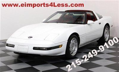 Zr-1 1991 white/red lt5 corvette 6spd bose audio the king of the hill awesome