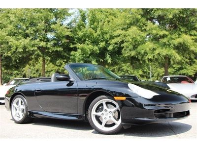 2004 porsche 911 carrera - cabriolet,tiptronic,black/black,clean!