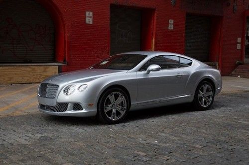 2012 bentley continental gt coupe in moonbeam with beluga interior