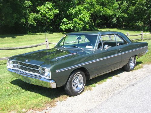 1968 dodge dart 270 2 door, 318 v8, low miles, powerful turnkey classic.