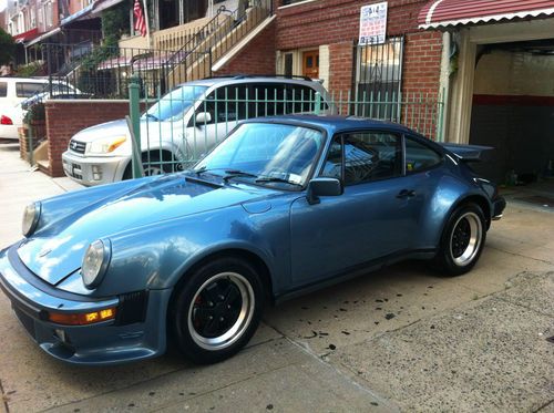 1980 pacific blue  porsche 930 turbo low miles 33k