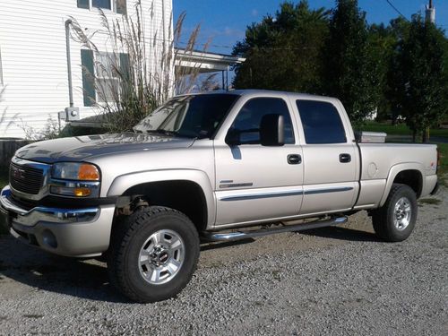 2006 gmc sierra 2500hd crew cab duramax diesel slt