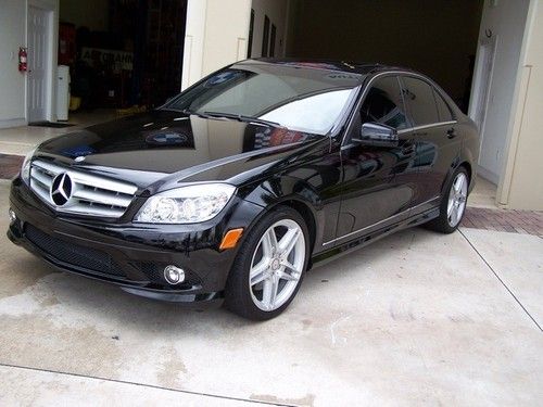 2010 mercedes-benz c350 sport automatic  sedan- clean carfax 1 owner