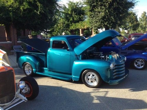1951 Chevrolet Street Rod Pickup - All steel 5 Window Custom Hot Rod truck, image 9