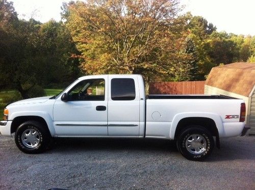 2003 gmc sierra 1500 sle extended cab pickup 4-door 5.3l 4x4 1 owner