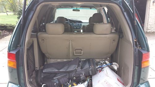 Honda Odyssey EX-L 2002 175000 miles Green ex, tan leather interior, image 6