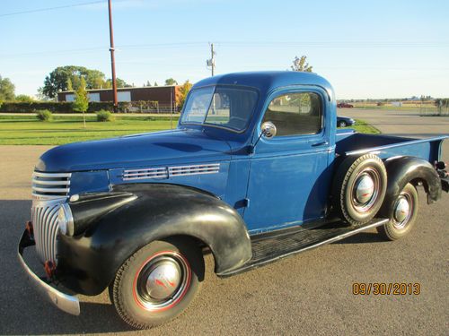 1946 chevy half ton pick up