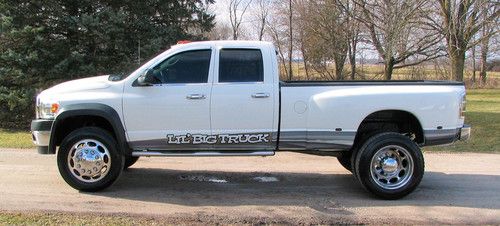 2008 dodge ram 3500 dually cummins 6.7l 4x4 sterling 4500 22.5's laramie