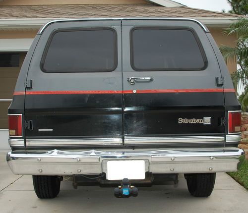 1988 CHEVROLET R20 SUBURBAN 454 BBC TH400 HEAVY TOWING PACKAGE NOT RUNNING, US $1,450.00, image 3