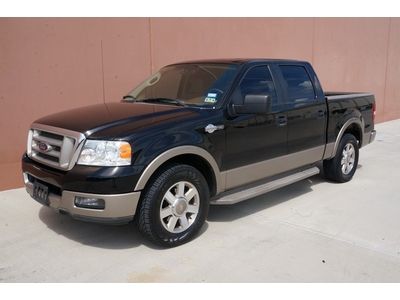 05 ford f150 king ranch crew cab 1 owner carfax cert! running boards adj pedals!