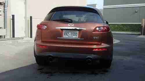 2003 Infiniti fx35 Liquid Copper exterior Orange leather interior, US $9,000.00, image 5