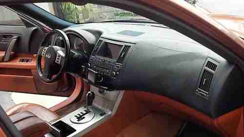 2003 Infiniti fx35 Liquid Copper exterior Orange leather interior, US $9,000.00, image 14
