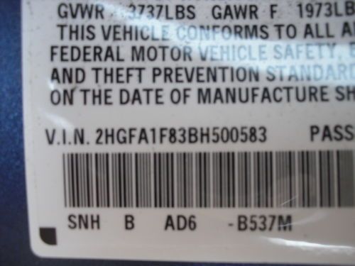 2011 HONDA CIVIC, US $14,449.00, image 9