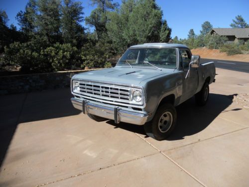 Two 1976 dodge powerwagons