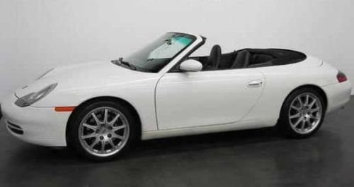 2000 Porsche 911 Carrera Convertible White 22064 miles, US $35,900.00, image 2