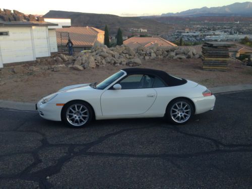 2000 Porsche 911 Carrera Convertible White 22064 miles, US $35,900.00, image 4