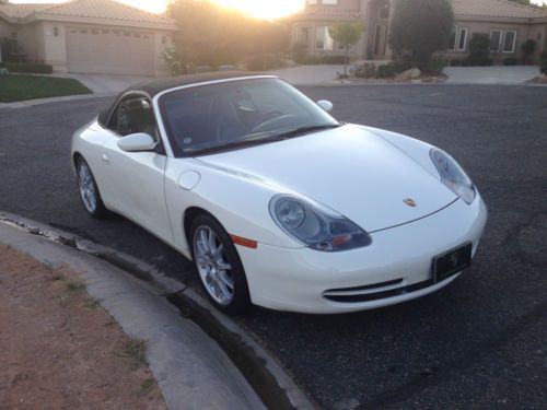 2000 Porsche 911 Carrera Convertible White 22064 miles, US $35,900.00, image 7