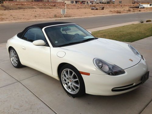 2000 Porsche 911 Carrera Convertible White 22064 miles, US $35,900.00, image 15