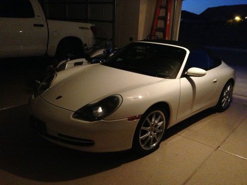 2000 Porsche 911 Carrera Convertible White 22064 miles, US $35,900.00, image 19