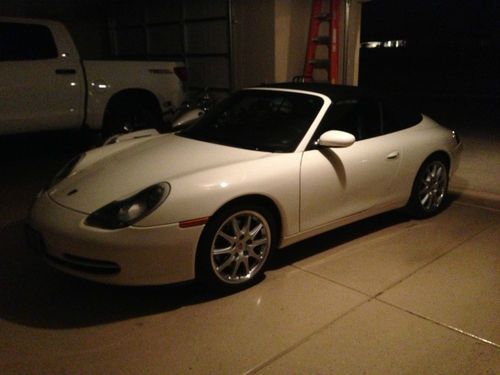 2000 Porsche 911 Carrera Convertible White 22064 miles, US $35,900.00, image 21