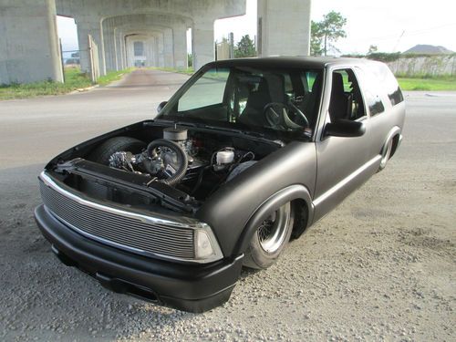 1997 blazer bagged &amp; bodied  rat rod, hot rod,