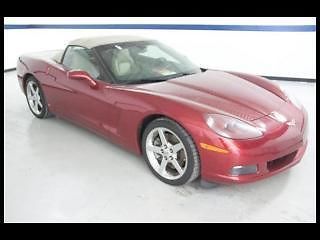 08 chevrolet corvette convertible, automatic, leather, power top, we finance!