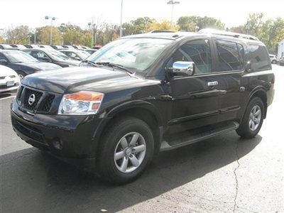 2012 armada sv 4x4, leather, heated seats, 3rd seat, tow, xm, 15271 miles