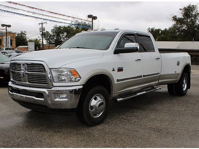 6.7l diesel laramie drw dually 4x4 navigation sunroof rear dvd leather loaded
