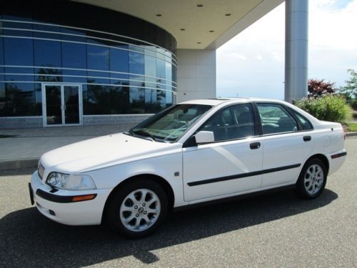 2001 volvo s40 sedan white low miles loaded super clean