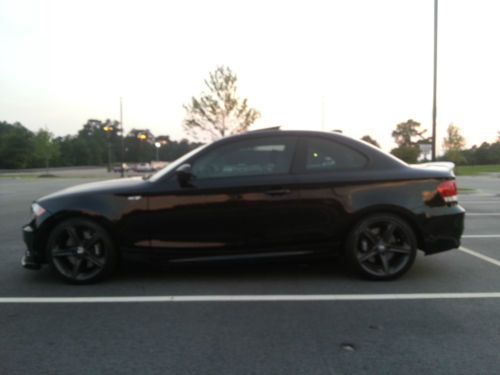 2008 black bmw 135i + mods