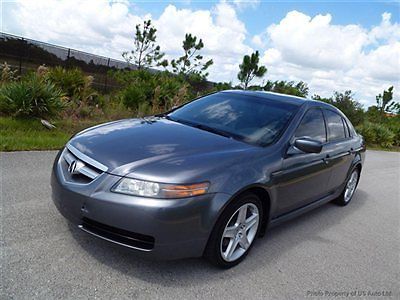 06 tl gps navigation 3.2l dealer serviced florida car leather sunroof financing