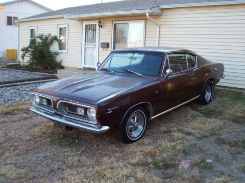 1967 plymouth barracuda base 4.5l